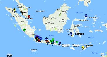 Peta Lokasi Kampus Program Perkuliahan Karyawan Nomor